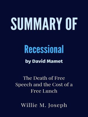 cover image of Summary of Recessional by David Mamet